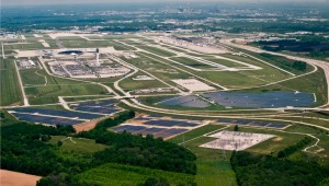 ind solar farm_phase i & ii aerial